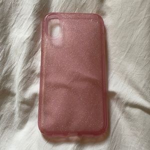 Pink Glitter Speck phone case